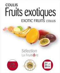 COULIS DE FRUITS EXOTIQUES / FRANCE / DOYPACK 1KG / LE SACHET